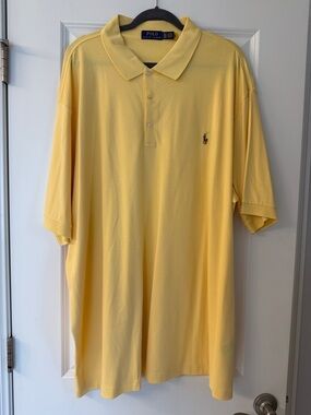 Polo by Ralph Lauren Pale Yellow Classic Polo Shirt